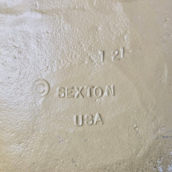 Sexton Set of 3 Metal "Jug" Wall Hangings Mid-Century Modern Yellow Orange Green - Picture 14 of 15